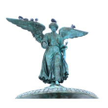 2018 hochwertige Metall Handwerk Bronze winged Engel Statue